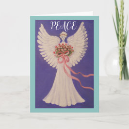 Peace Angel Standard, 5" x 7" geklappte Grußkarte Karte