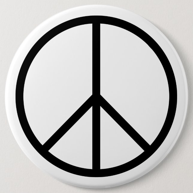 Peace B&W Button (Vorderseite)