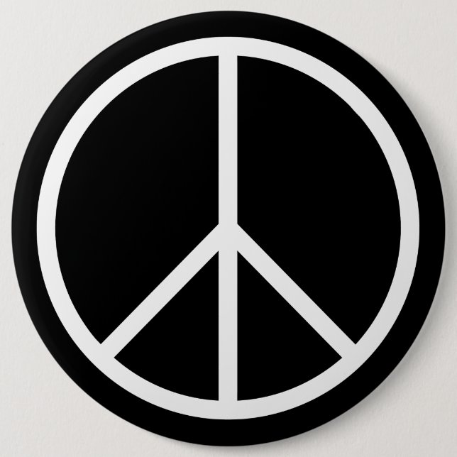 Peace B&W Button (Vorderseite)