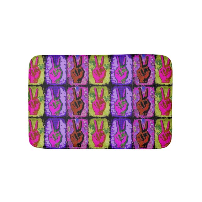 Peace Bath Mat Badematte (Vorderseite)