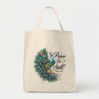 Peace be still grocery tote tragetasche