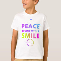 Peace Begins With A Smile | Inspirational Quote