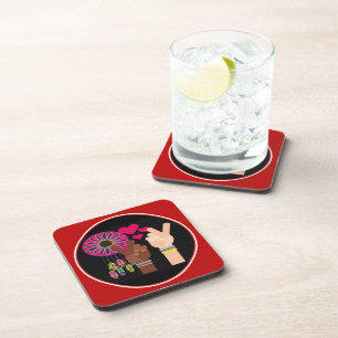 Peace Beverage Coaster Getränkeuntersetzer