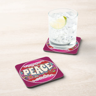 Peace Beverage Coaster Getränkeuntersetzer