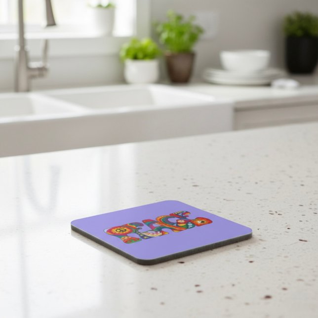 Peace Beverage Coaster Getränkeuntersetzer (Von Creator hochgeladen)