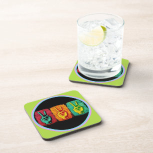 Peace Beverage Coaster Getränkeuntersetzer
