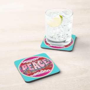 Peace Beverage Coaster Getränkeuntersetzer