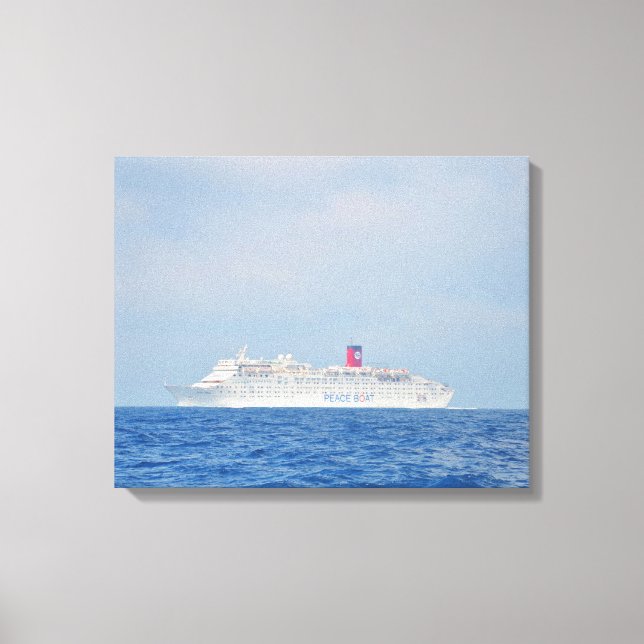Peace Boat Ocean Dream Leinwanddruck (Vorderseite)
