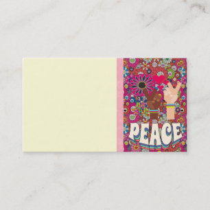 Peace Business Card Visitenkarte