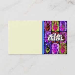 Peace Business Card Visitenkarte