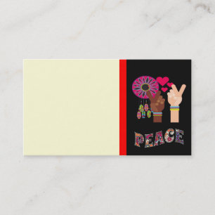 Peace Business Card Visitenkarte