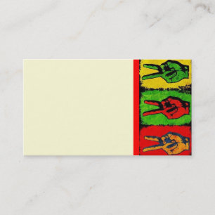 Peace Business Card Visitenkarte
