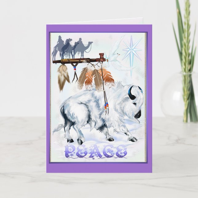 PEACE Card Feiertagskarte (Vorderseite)