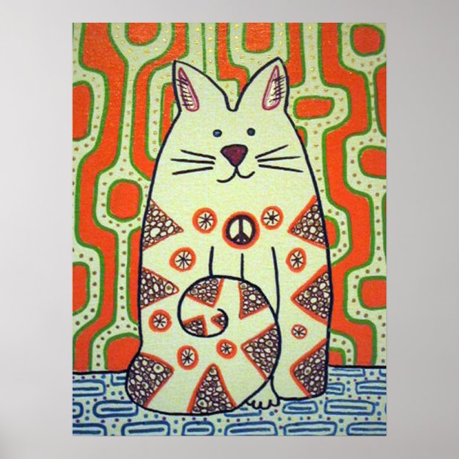 Peace Cat Poster (Vorne)