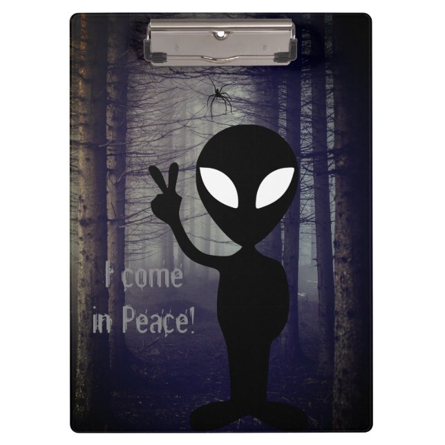 Peace Clipboard Klemmbrett (Vorderseite)