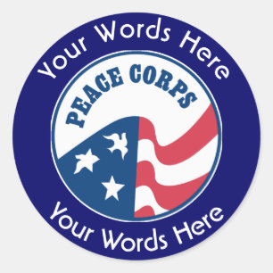 Peace Corps Custom Aufkleber