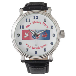 Peace Corps Dove Custom Watch Armbanduhr