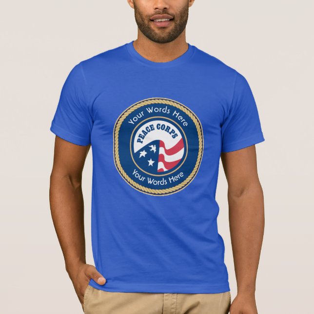 Peace Corps Universal Rope Shield T-Shirt (Vorderseite)