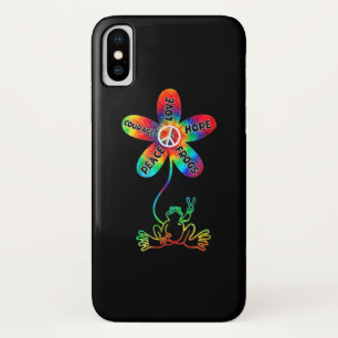 Peace Courage Liebe Hope Frogs Hippie Case-Mate iPhone Hülle