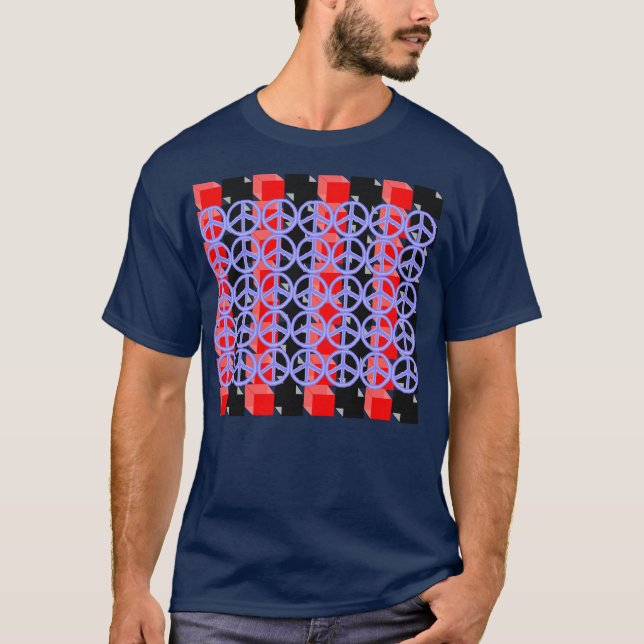 Peace Cubes Shirt (Vorderseite)