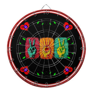 Peace Dart Board Dartscheibe