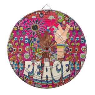 Peace Dart Board Dartscheibe