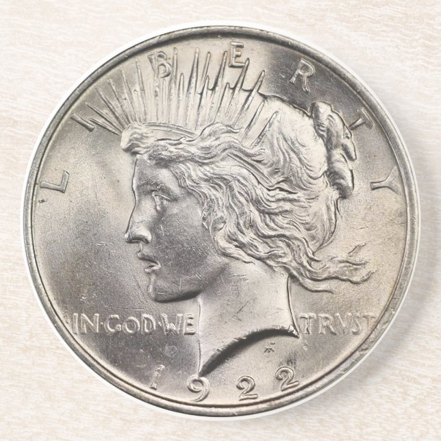 Peace Dollar Untersetzer (Vorne)