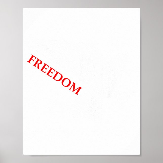 Peace Dom White Dove Says Dom Usa Red Dom Saying  Poster (Vorne)