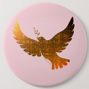 Peace Dove Button