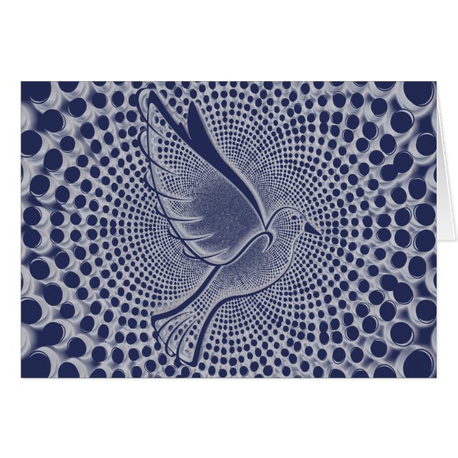 Peace Dove Christmas Card (Vorderseite (Horizontal))