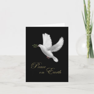 Peace Dove Christmas Card Feiertagskarte