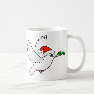 Peace Dove Christmas Tasse