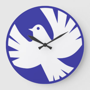 PEACE DOVE GROßE WANDUHR