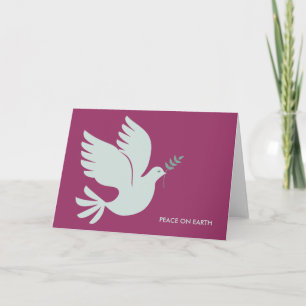 Peace Dove Holiday Grußkarten Feiertagskarte