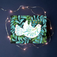 Peace Dove Illustriert Weihnachten