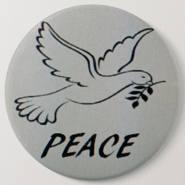Peace Dove Logo Button (Vorderseite)