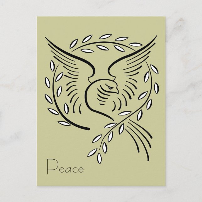 Peace Dove Postcard Postkarte (Vorderseite)