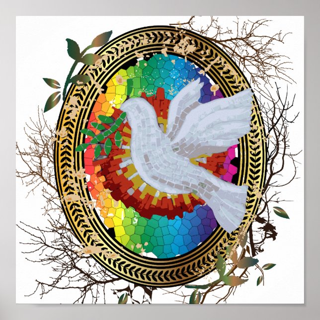 Peace Dove Poster (Vorne)