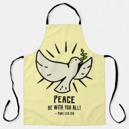 Peace Dove Schürze - "Friede sei mit euch allen!"