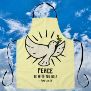 Peace Dove Schürze - "Friede sei mit euch allen!"