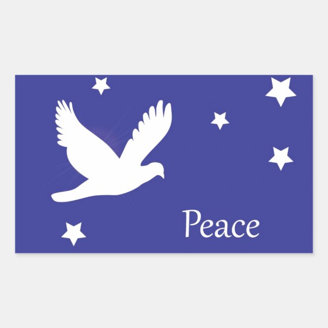 Peace Dove Sticker (Vorderseite)