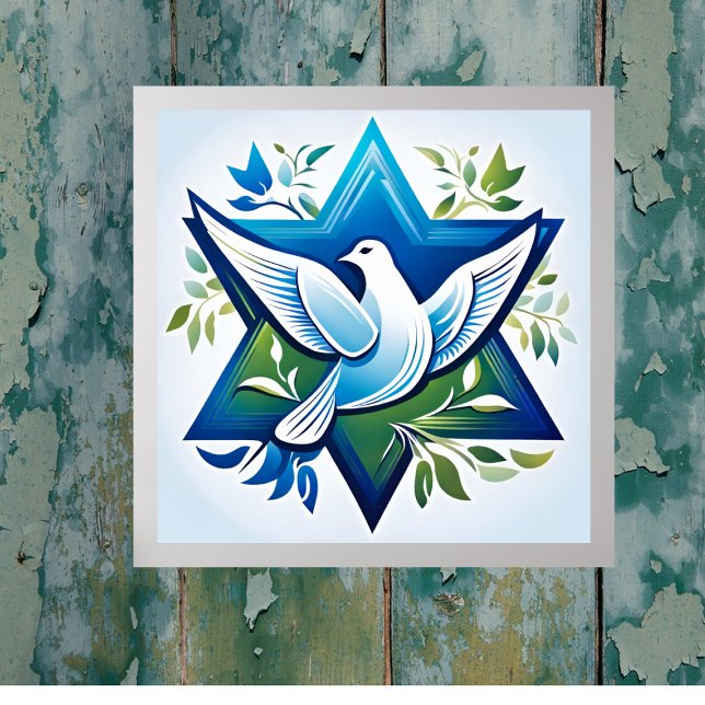 Peace Dove und Star von David Poster (Von Creator hochgeladen)