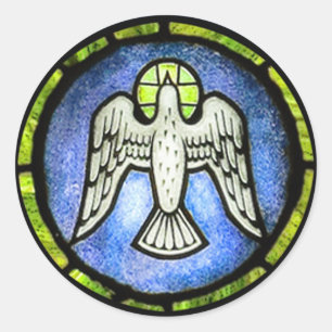 Peace Dove WIndow-Aufkleber Runder Aufkleber