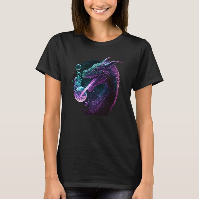 Peace Dragon With Bubbles  3 T-Shirt (Vorderseite)