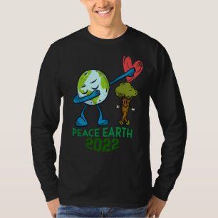 Peace Earth 2022 Earth Day Mens Women T-Shirt