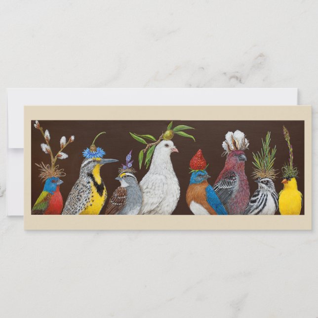 Peace-Flachkarte Feiertagskarte (Vorderseite)