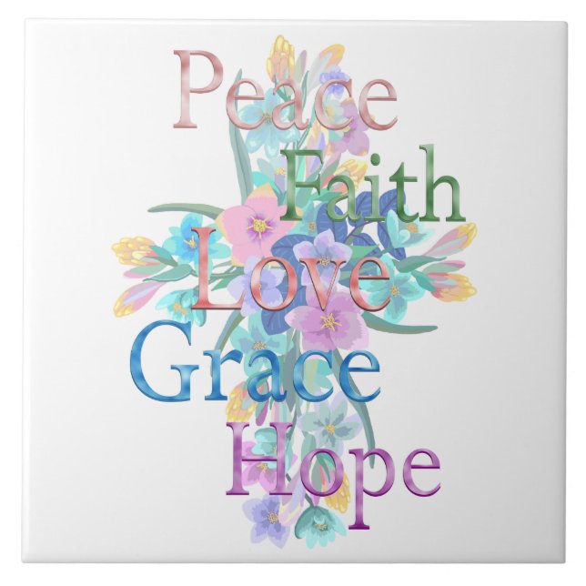 Peace  fliese (Vorderseite)