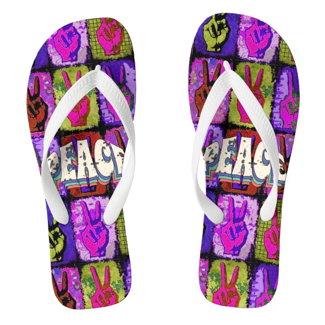 Peace Flip Flops (Fußbett)