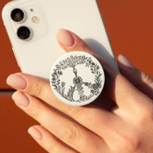 Peace Floral Zeichnend Niedlich Boho Hippie Blume