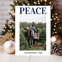 Peace Foto Feiertagskarte